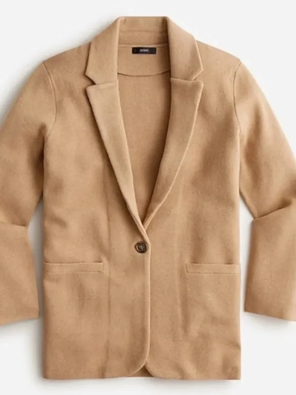 J. Crew Cecile Relaxed sweater-Blazer in Camel - M 🌟 - Picture 2 of 4